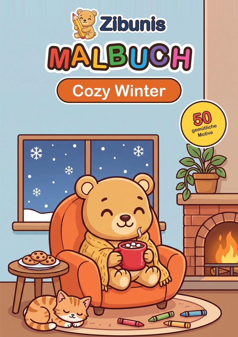 Zibunis Malbuch: Cozy Winter