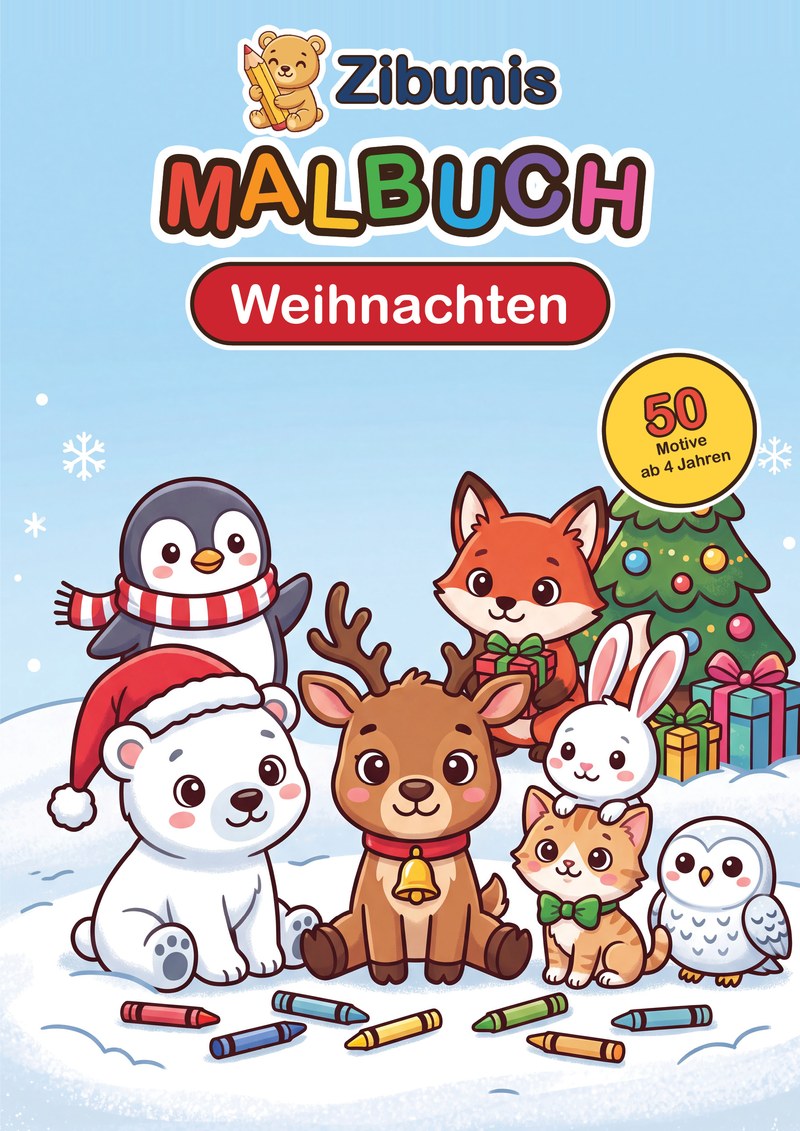 Zibunis Malbuch: Weihnachten