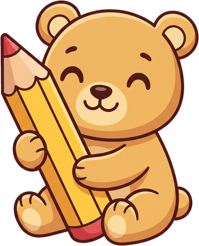Zibuni, der kleine Bär mit dem großen Stift